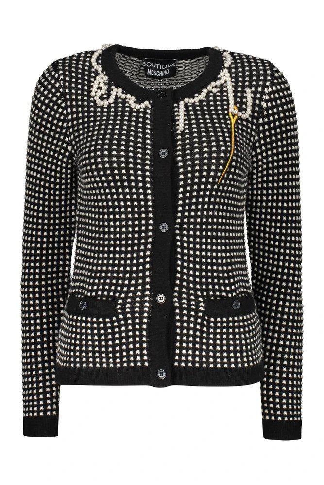 Boutique Moschino Boutique Moschino Embellished Cardigan