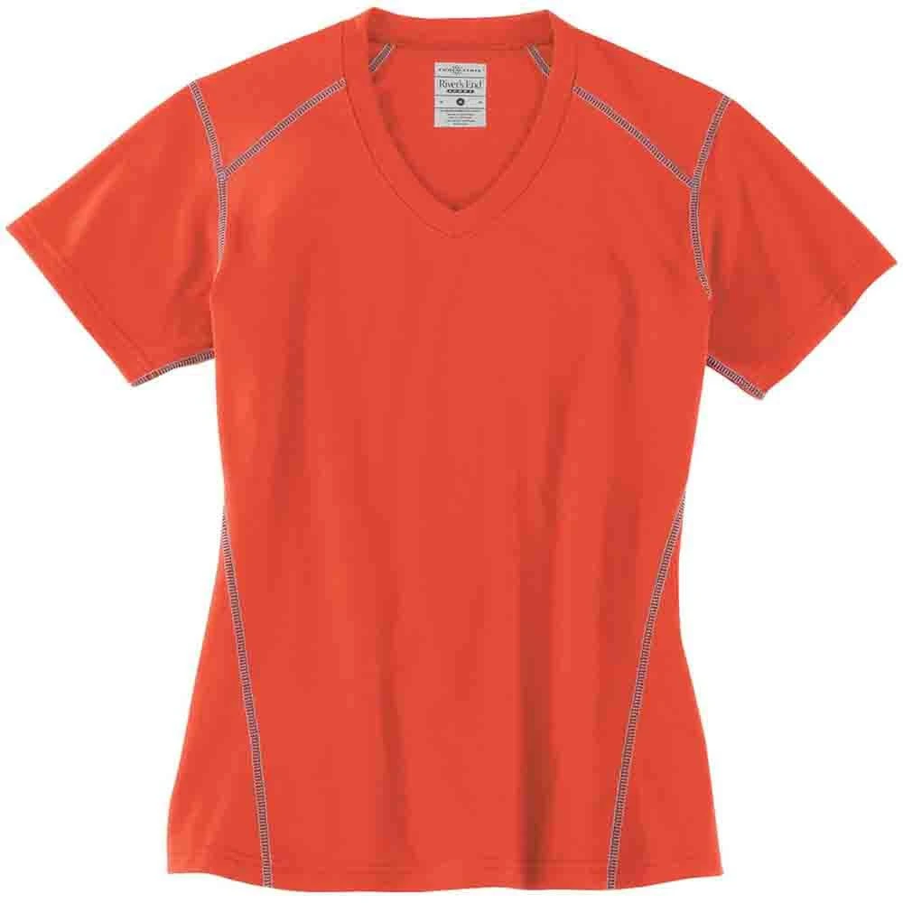 River's End V-Neck Short Sleeve Athletic T-Shirt 1