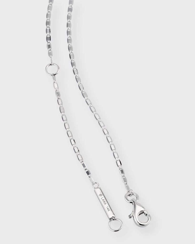 LANA 14K Gold Flawless Skinny Pointed Cross Pendant Necklace 4