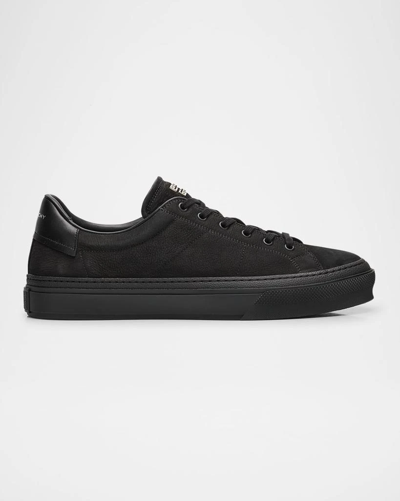 Givenchy Men's City Sport Grained Leather Low-Top Sneakers 1