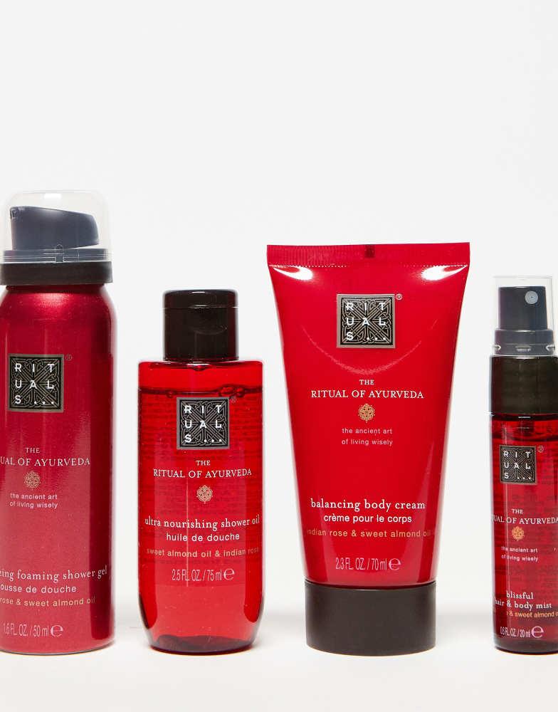 Rituals The Ritual of Ayurveda Sweet Almond Oil & Indian Rose Bath & Body Small Gift Set