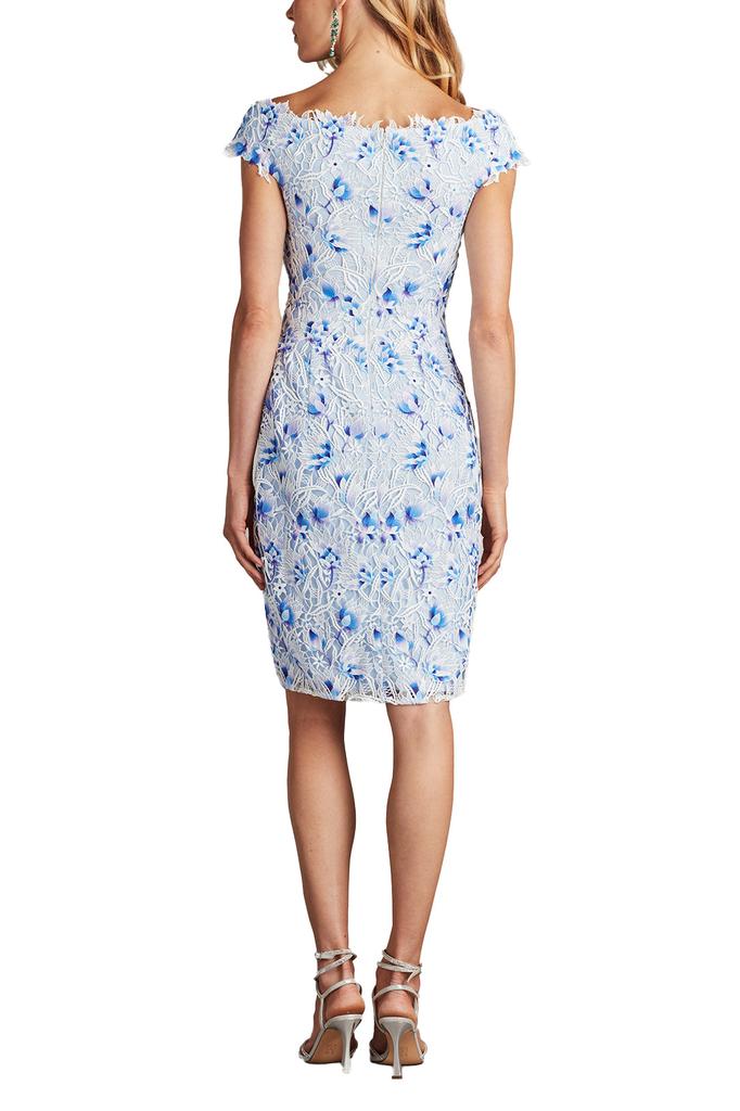 Tadashi Shoji Arid 3D Floral Embroidered Dress