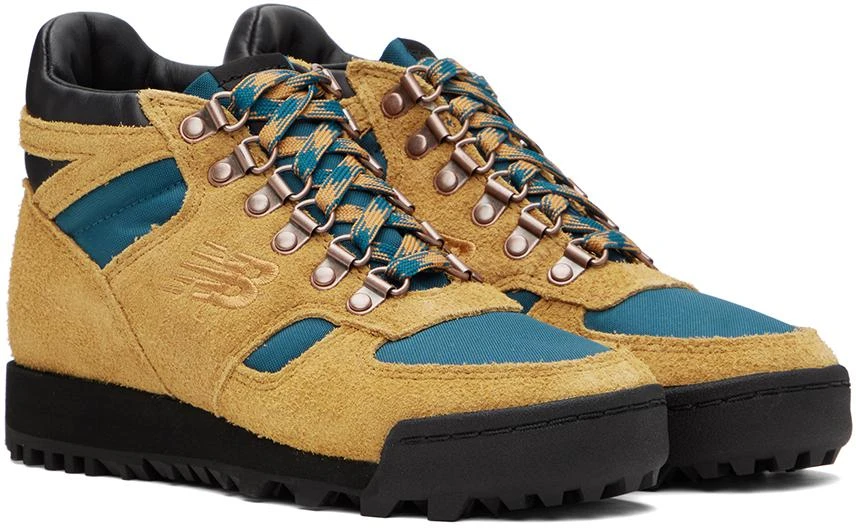New Balance Tan & Blue Rainier Boots 4