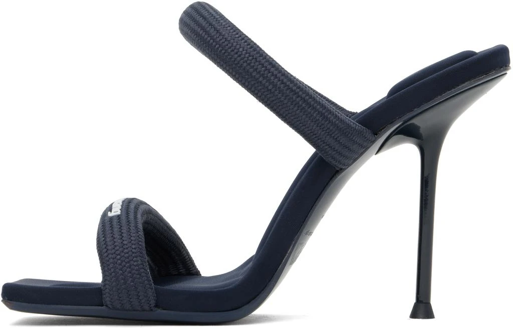 Alexander Wang Navy Julie 105mm Nylon Tubular Heeled Sandals 3