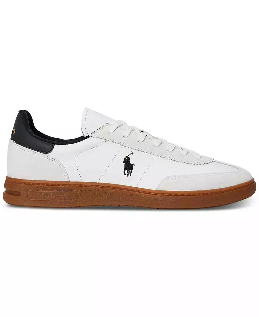 Ralph Lauren Men's Bedford Leather & Suede Sneakers 4