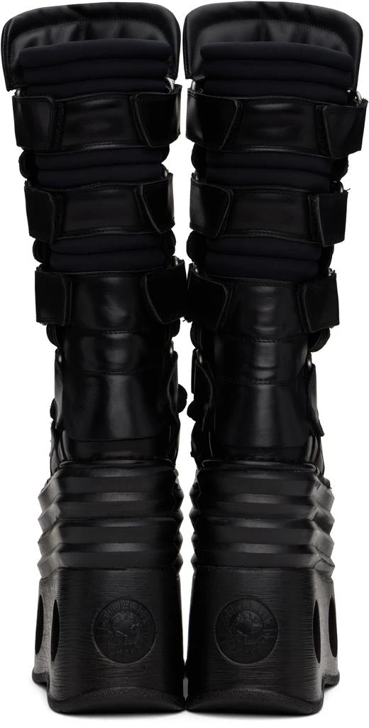 Vetements Black New Rock Edition Platform Tower Boots 2