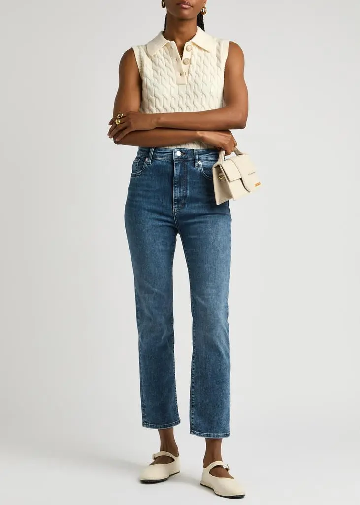 FRAME The Pencil Crop skinny jeans 4