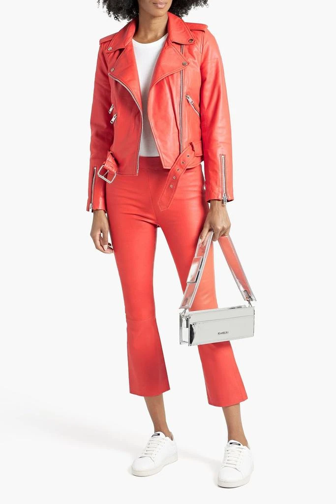 Walter Baker Lori kick-flare leather pants 2