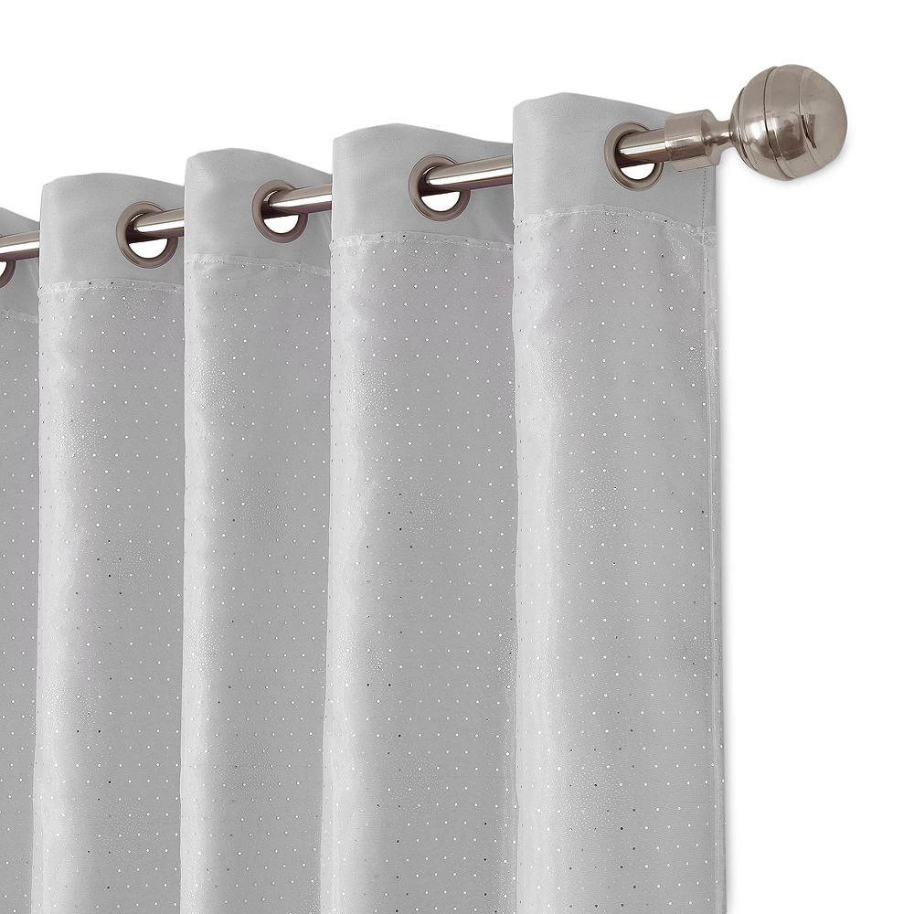 Elrene Home Fashions Aurora Kids Room Darkening Layered Sheer Curtain Panel, 52" x 63" 2