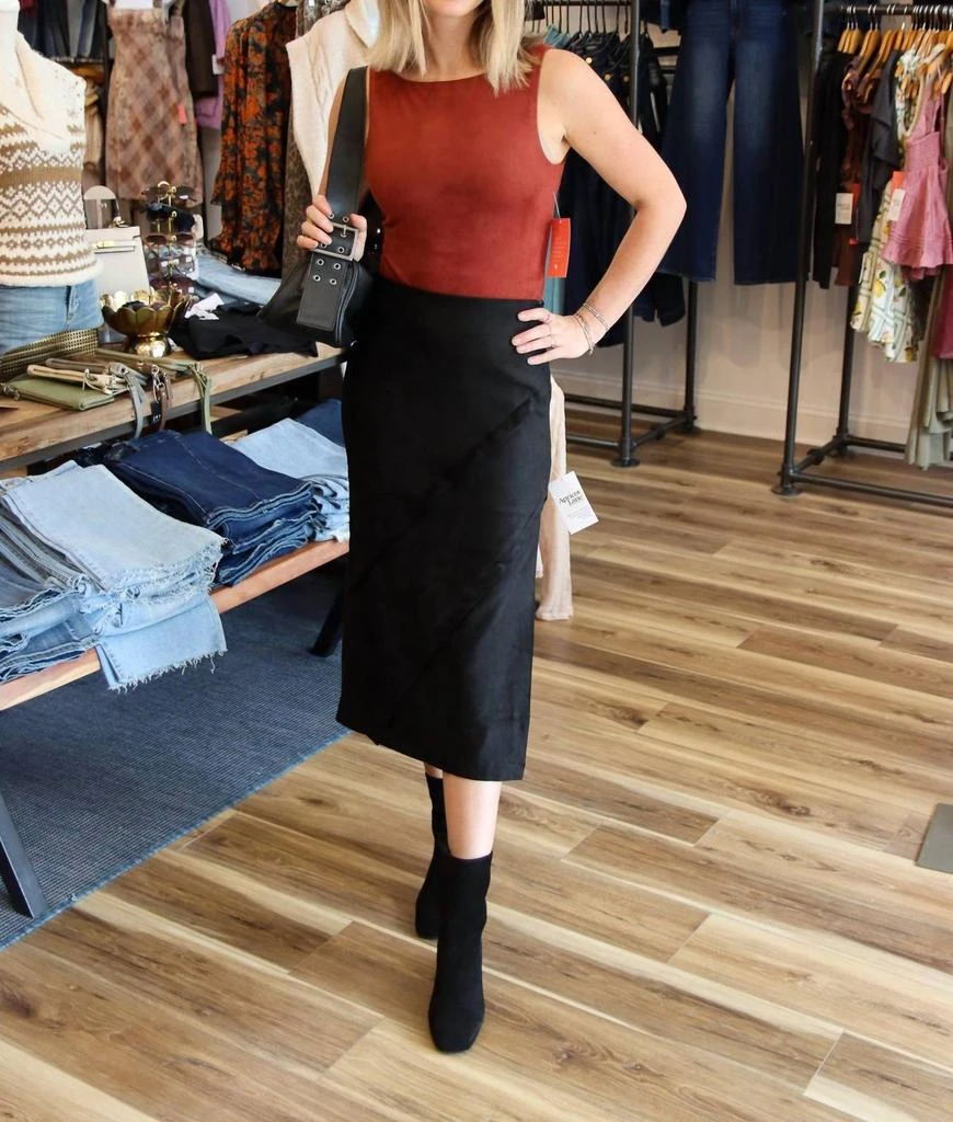 Steve Madden Steve Madden - Ornellia Faux Suede Bodysuit 2