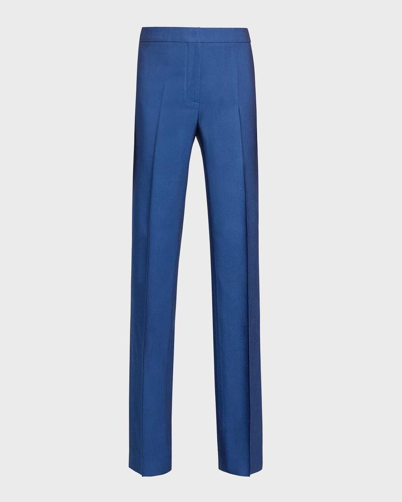 Santorelli Amara Straight-Leg Twill Pants