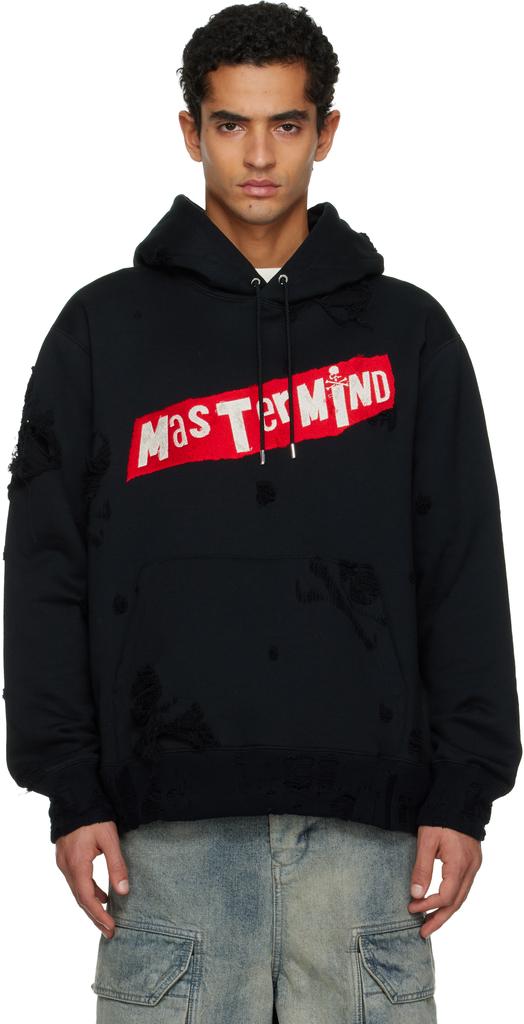 ALEXANDER DIGENOVA Black 'Red Light District' Hoodie - Hoodies