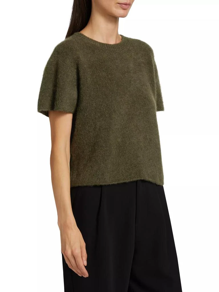 The Elder Statesman Cashmere Knit Short-Sleeve Sweater 4