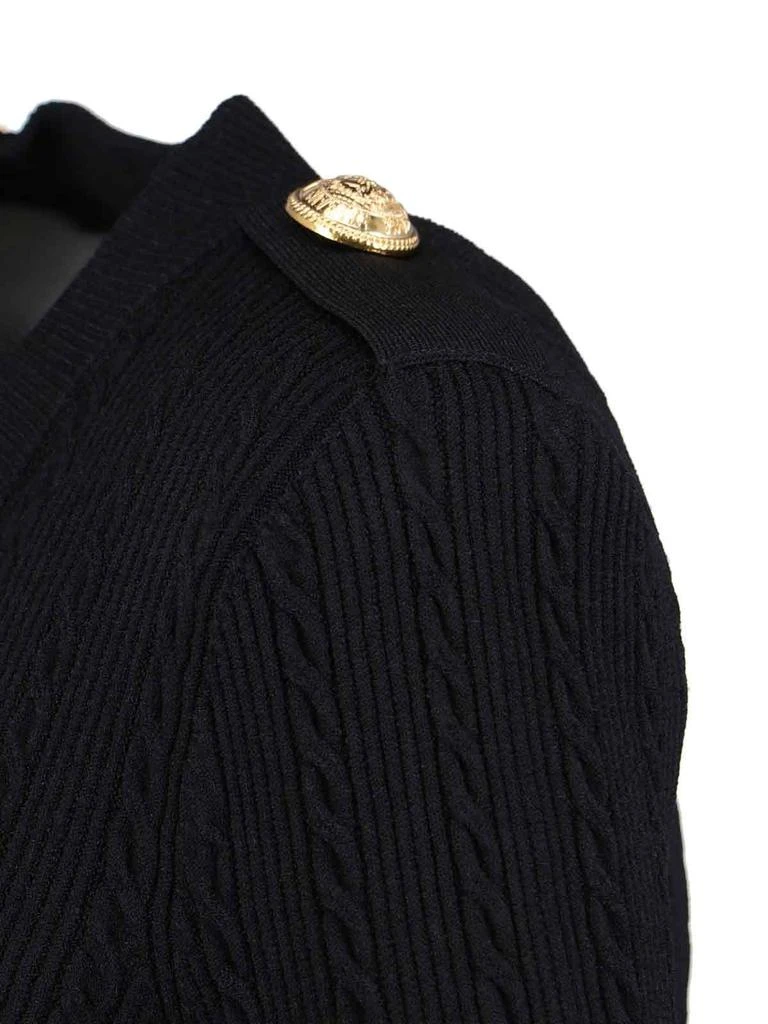 Balmain Balmain V-Neck Long Sleeved Knitted Cardigan 3