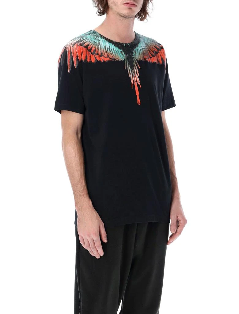 Marcelo Burlon Marcelo Burlon County Of Milan Wings Printed Crewneck T-Shirt 3