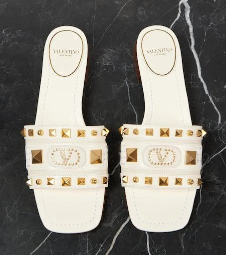 Valentino Plaster Caster studded leather slides 5