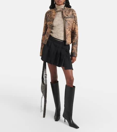Acne Studios Leather biker jacket 2