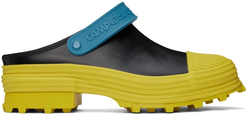 CAMPERLAB Black Traktori Clogs 1