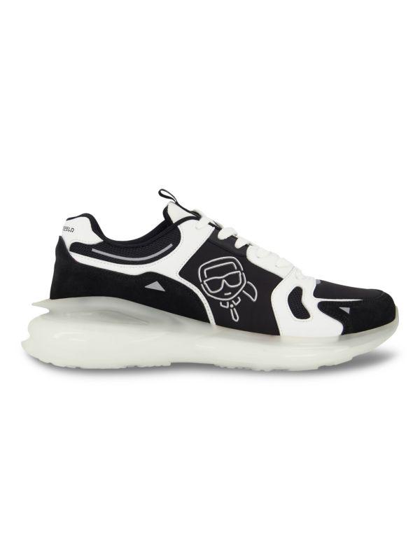 Karl Lagerfeld Paris Karl Head Colorblock Sneakers BLACK 13 Karl Lagerfeld Paris Karl Head Colorblock Sneakers BLACK 13