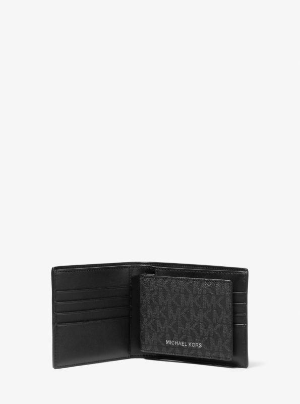 Michael Kors Cooper Logo Billfold Wallet With Passcase