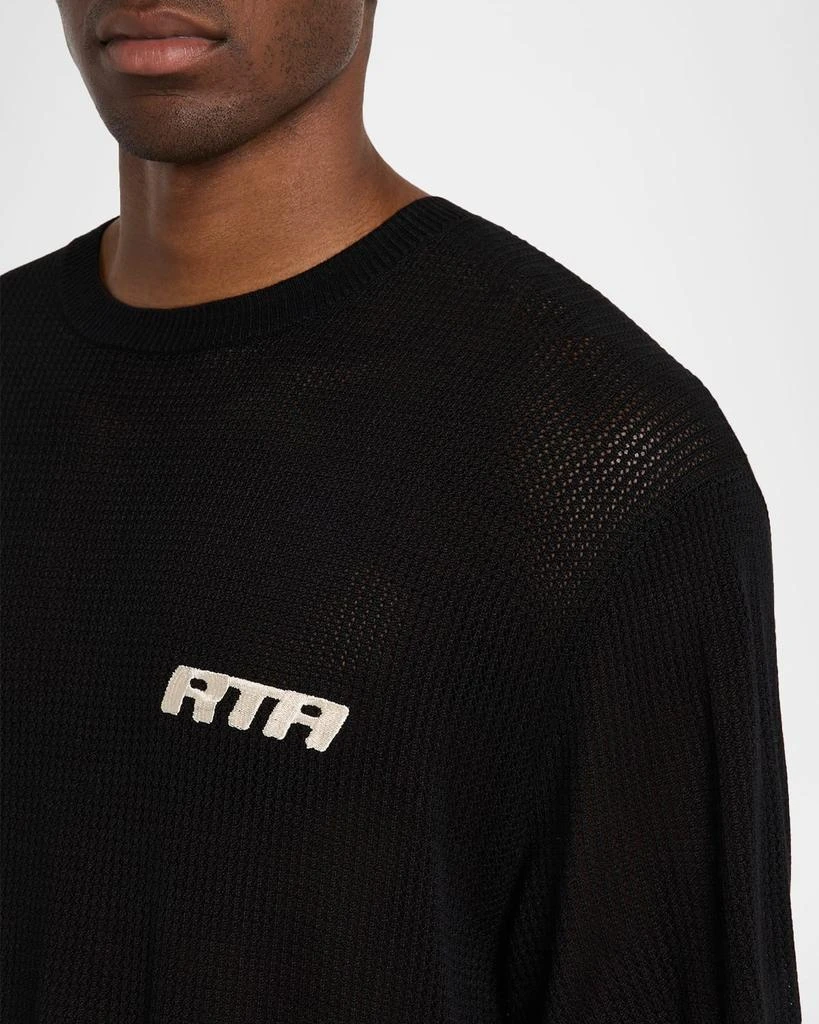 RTA Men's Ian Short-Sleeve Mesh Logo T-Shirt 4