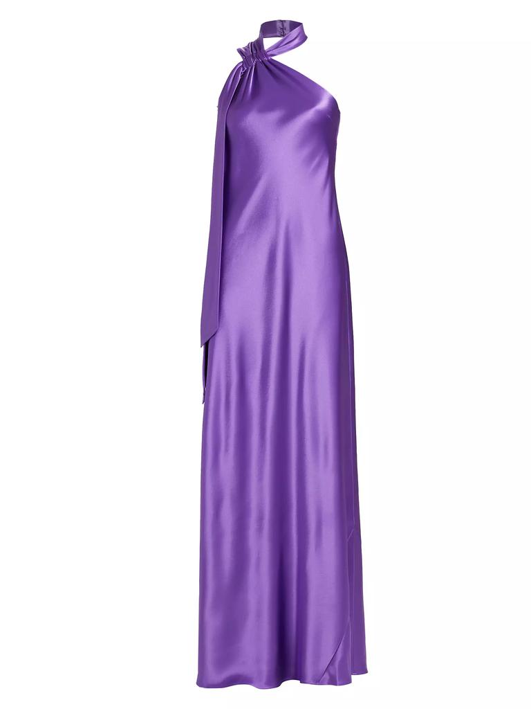 Galvan Ushuaia Satin Tieneck Gown