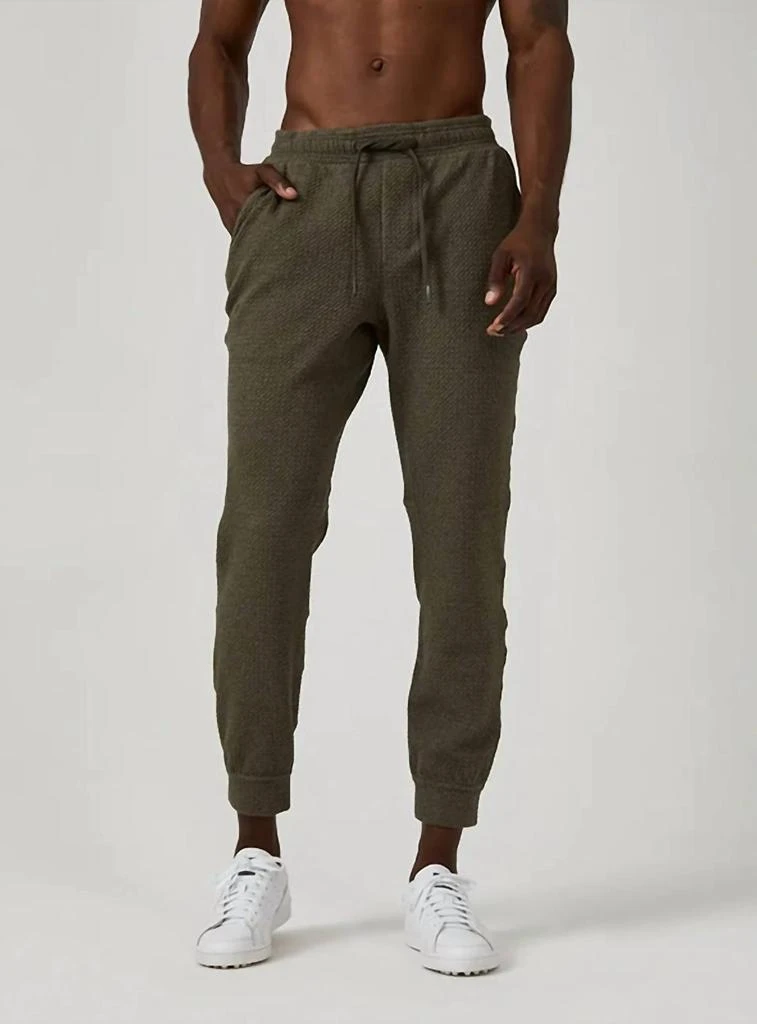 7Diamonds Restoration Performance Joggers In Olive 1