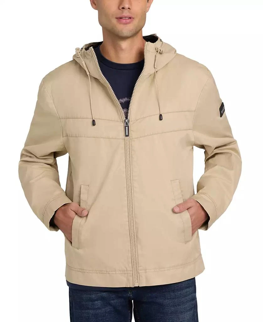 GUESS Men's Washed Hooded Windbreaker 2