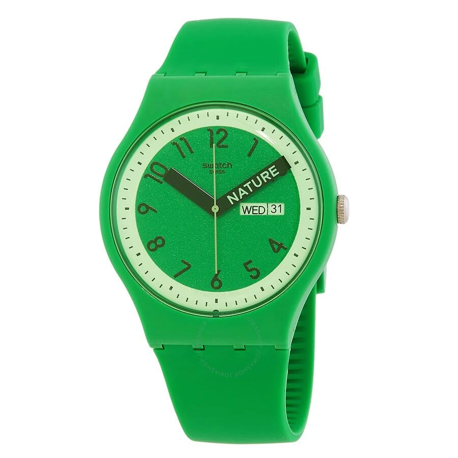 Swatch Pride Quartz Green Dial Unisex Watch SO29G704 1