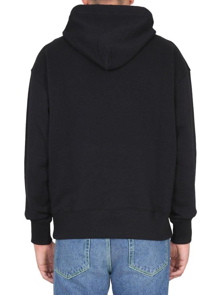 【送料&関税込】MSGM Logo Printed Drawstring Hoodie MSGM logo-printed Drawstring Hoodie | Blue | FARFETCH