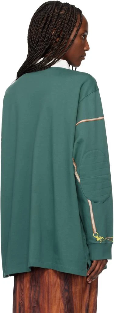 Conner Ives Green Belt Printed Rugby Polo 3