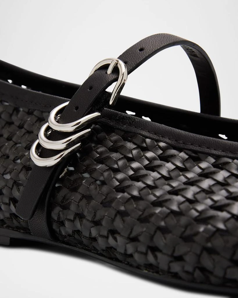 Rag & Bone Spire Woven Mary Jane Ballerina Flats 3