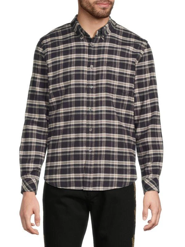 Rails Reid Plaid Cotton-Blend Button-Down Shirt 1