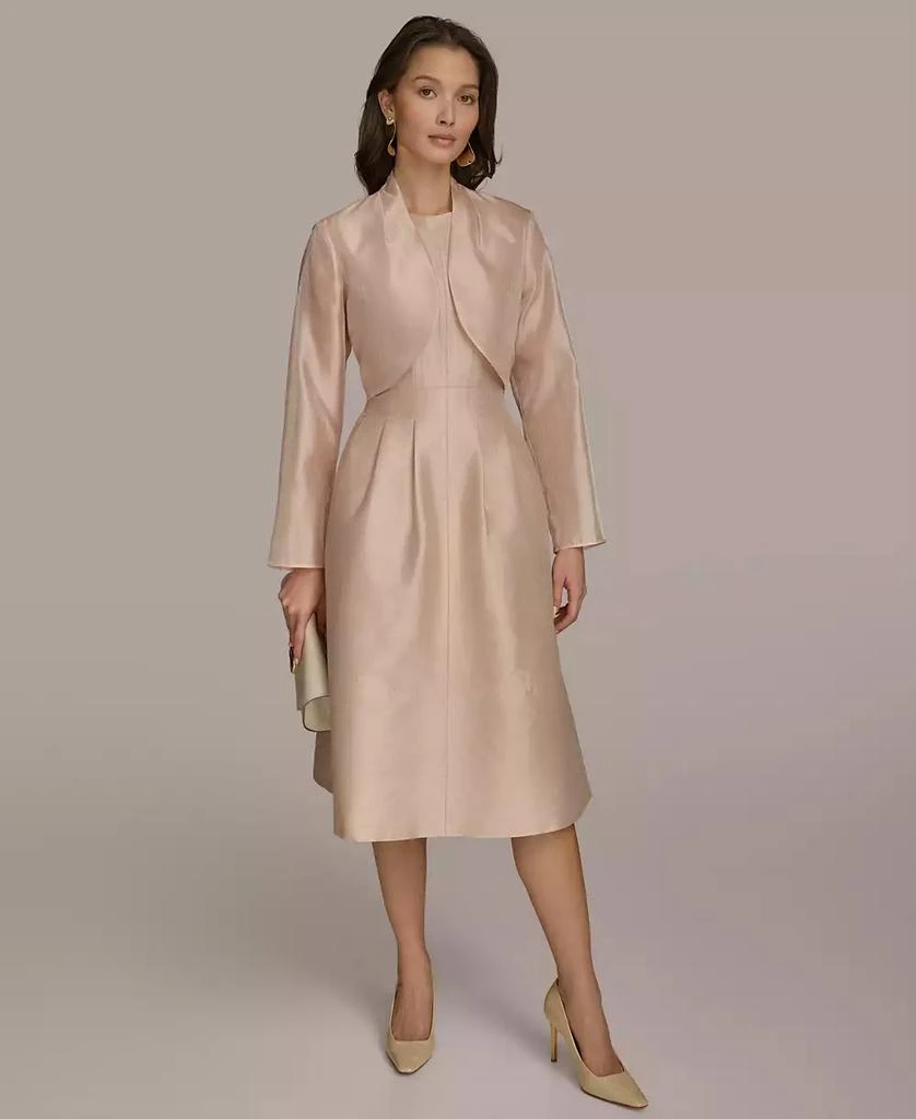 Donna Karan Women's Open-Front Long-Sleeve Shrug 3