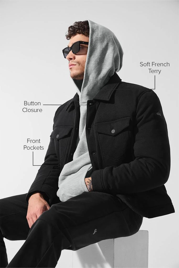 Alo Ease Trucker Jacket - Black 2