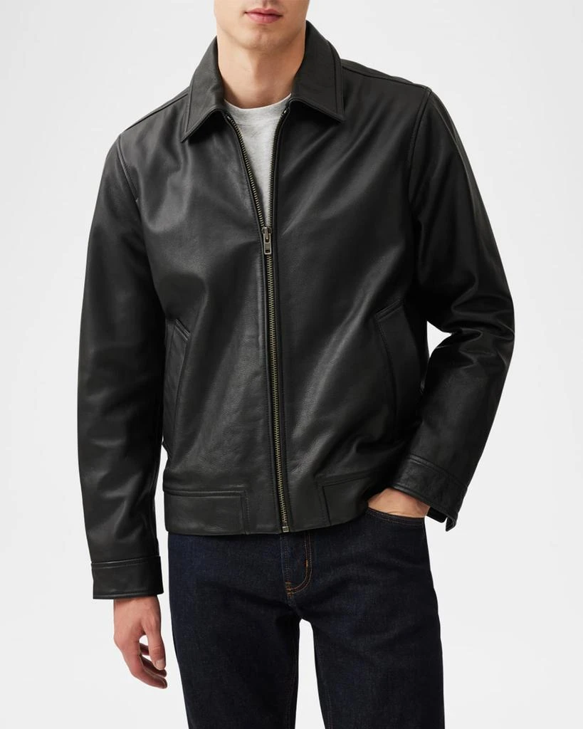 Rodd & Gunn Men's Haymarket Leather Jacket 3