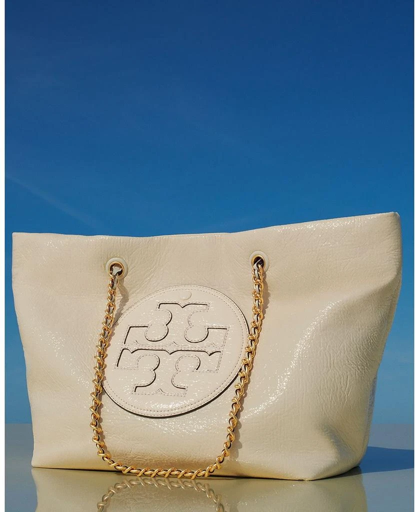 Tory Burch Ella Crinkle Patent Chain Tote 3