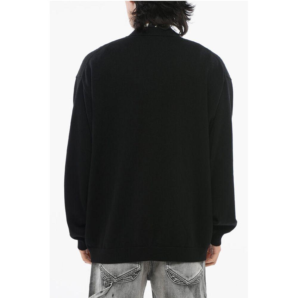 Kenzo V Neck BOKE FLOWER Wool Men's Cardigan