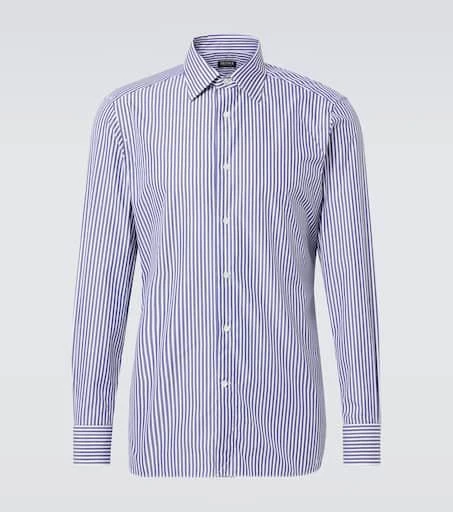 Zegna Striped cotton shirt 1