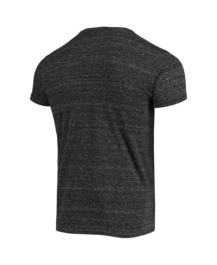 The Original Retro Brand Men's Black Oklahoma State Cowboys Batter Slub Vintage Tri-Blend T-shirt 3