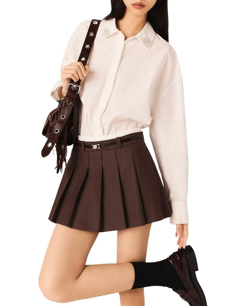Maje Clover Belted Skort 7