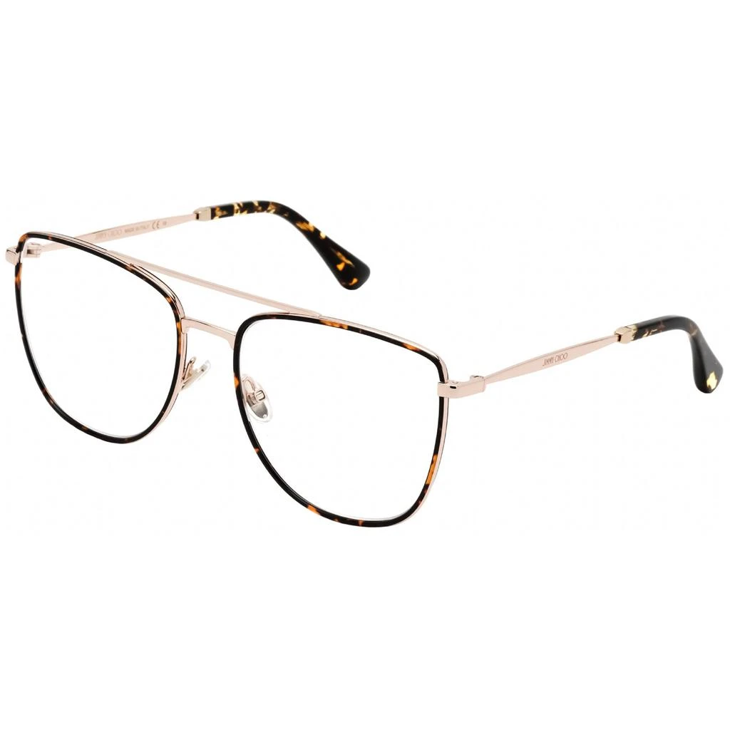 Jimmy Choo Jimmy Choo Women's Eyeglasses - Clear Demo Lens Gold/Havana Frame | JC 250 006J 00 1