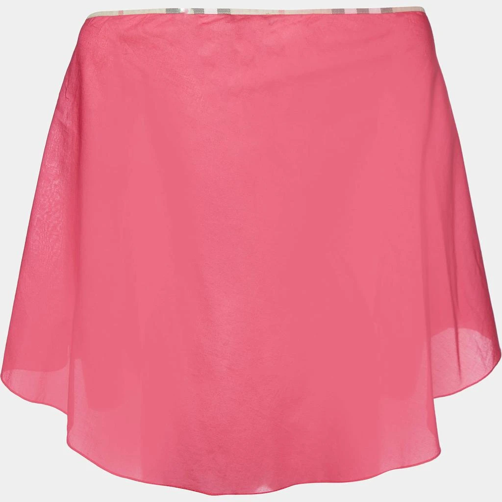 Burberry Burberry Coral Pink Cotton Sarong S 2