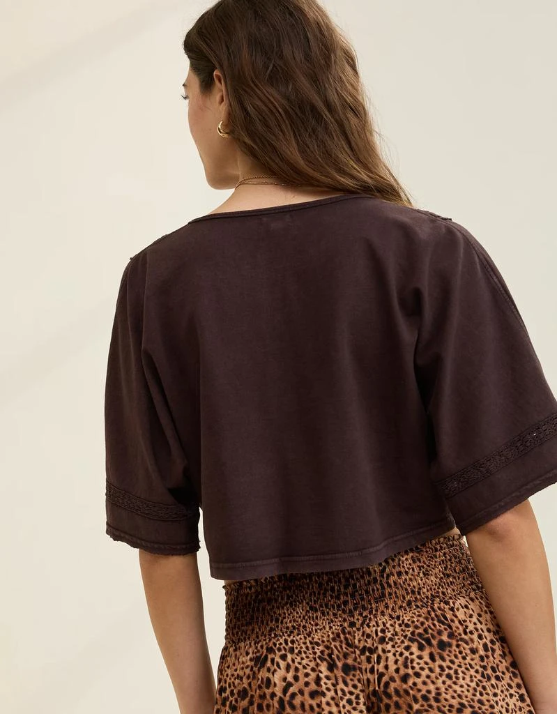 Aerie Aerie Short Sleeve Crochet Cardigan 2