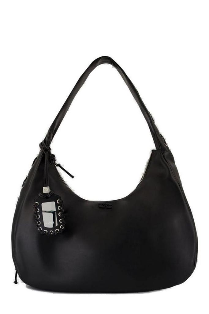 ショルダーバッグ・ポシェット Ganni Xxl Hobo Bag Black Black XXL Hobo Bag | GANNI US
