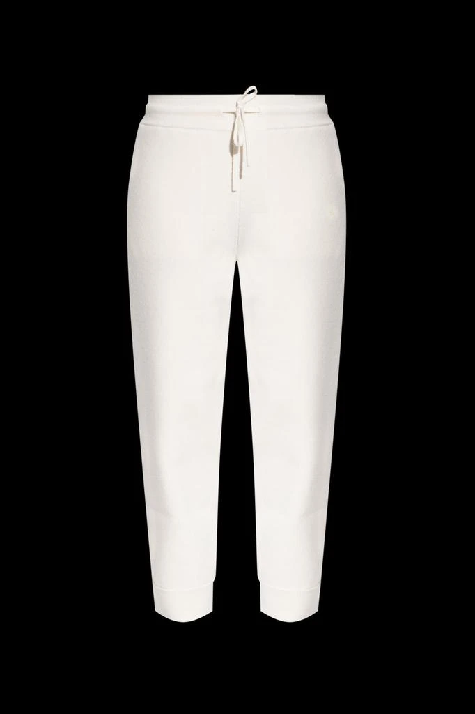 Burberry Burberry Logo Embroidered Tapered Knitted Trousers 1