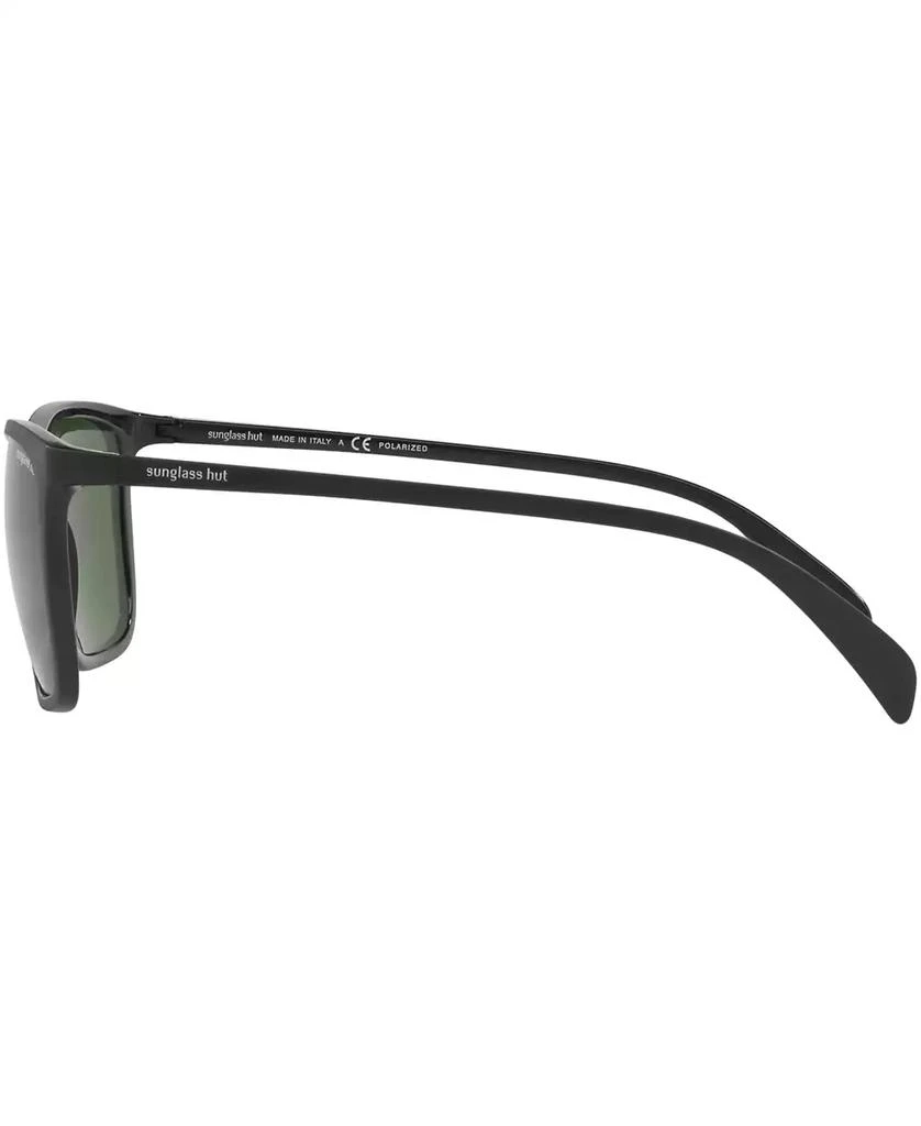 Sunglass Hut Collection Polarized Sunglasses , HU2004 57 6