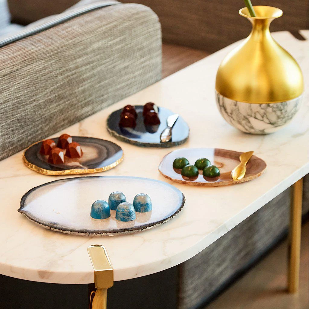 ANNA New York Ita Gemstone Cheese Plate & Spreader 3