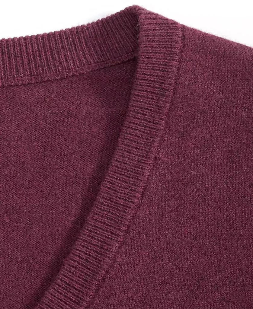 Alfani Men's Solid V-Neck Cotton Sweater, Created for Macy's 5