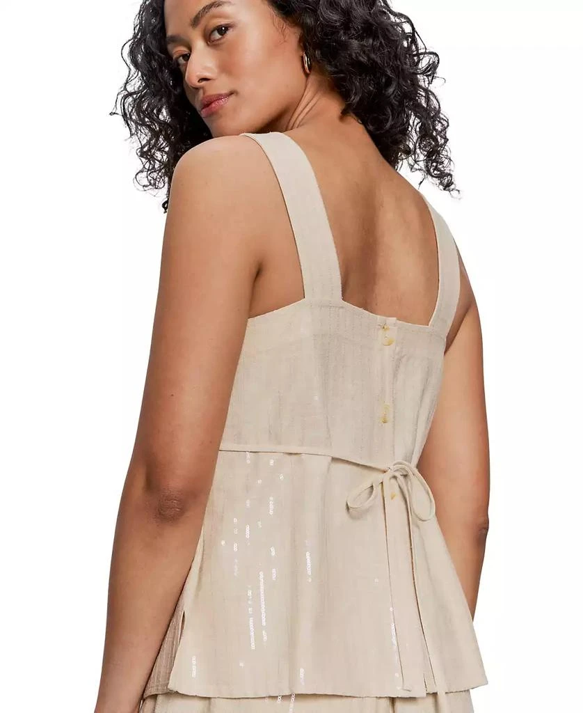 Sanctuary Women's Desert Square-Neck Sleeveless Sequin Top 3